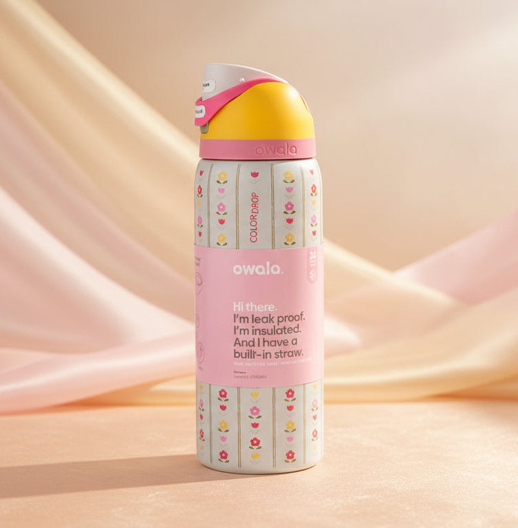 Owala 32oz Stainless Steel Vacuum Water Bottle & Thermal Cup with Lid